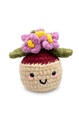 Soft bloom flowerpot