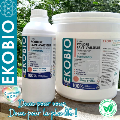Poudre lave-vaisselle écologique EKOBIO