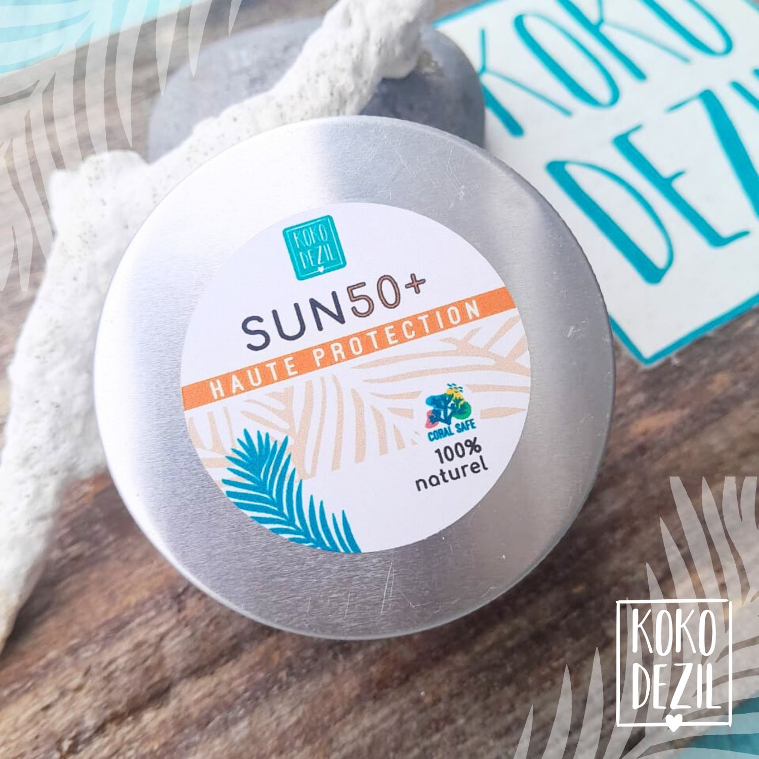 Sunscreen SUN50+ haute protection by KOKODEZIL / 90g