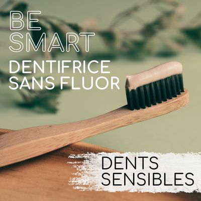 Dentifrice &quot;BE SMART&quot; sans fluor - Dents &amp; gençives sensibles