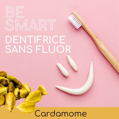 Dentifrice &quot;BE SMART&quot; sans fluor - Cardamome