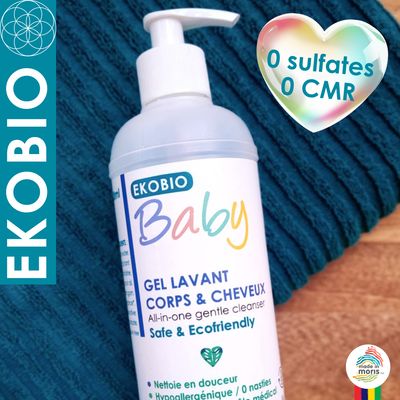Gel lavant Cheveux &amp; Corps Baby Ekobio