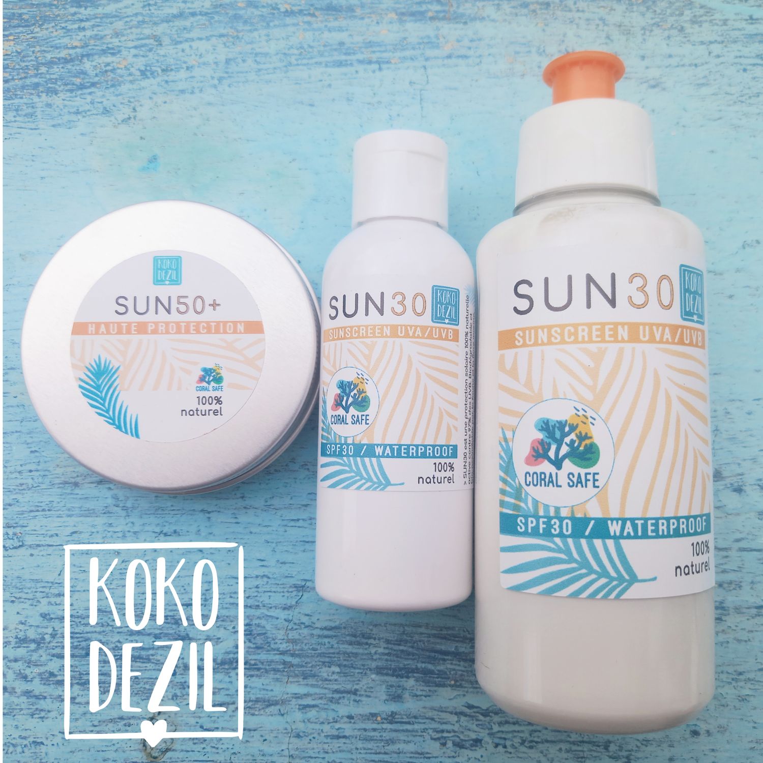 Lait solaire minéral SUN30 by KOKODEZIL / SPF30