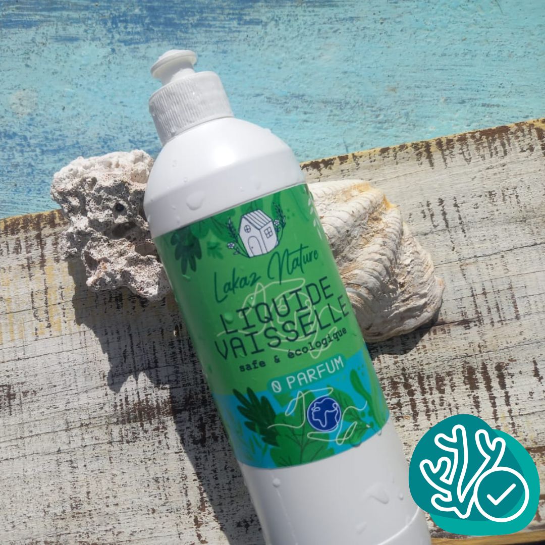 Liquide vaisselle concentré LAKAZ NATURE / 500ml et 5L