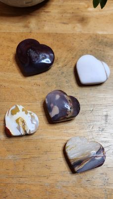 Mookaite Hand Made Heart
