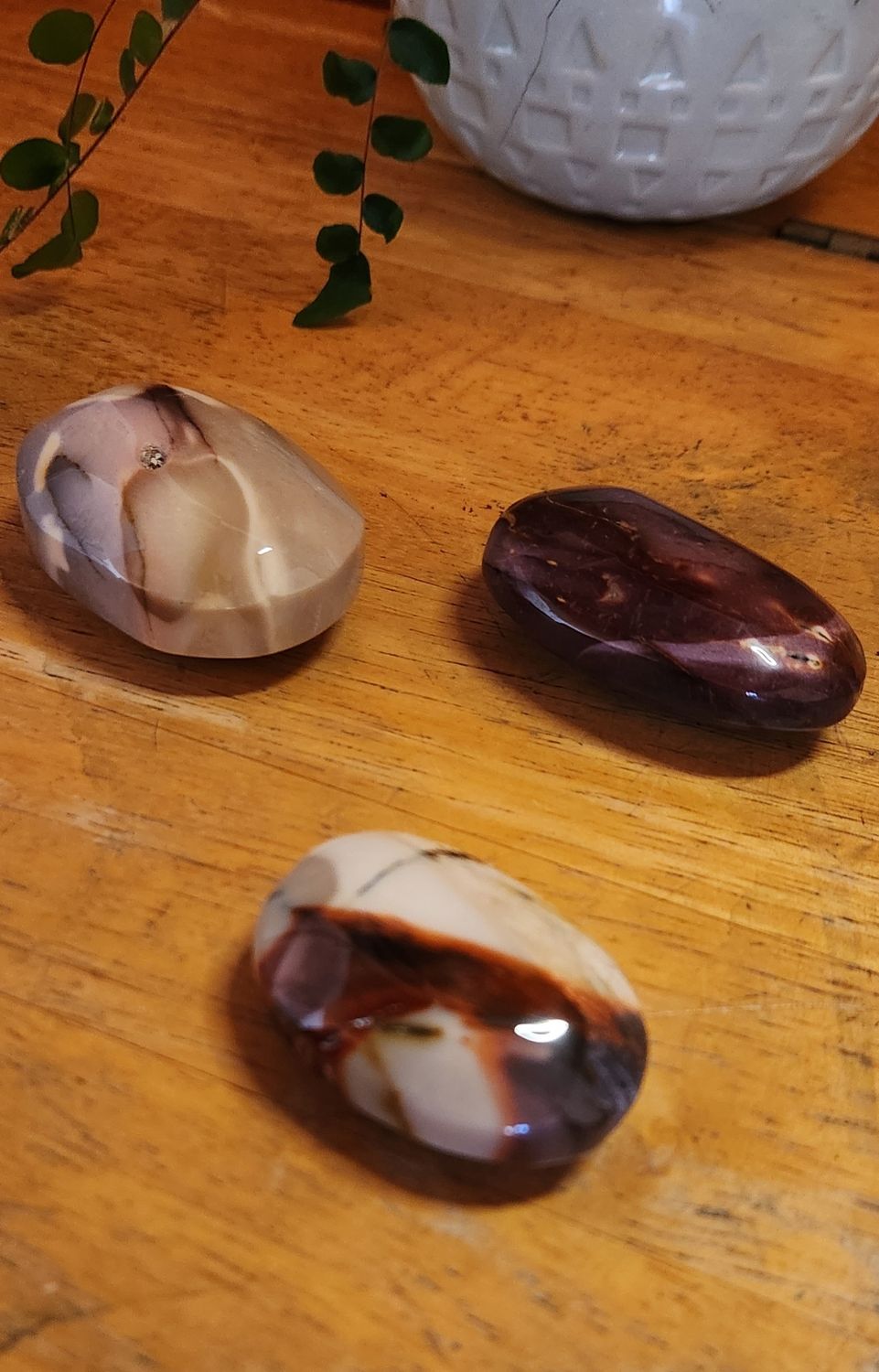 Mookaite Palm Stones