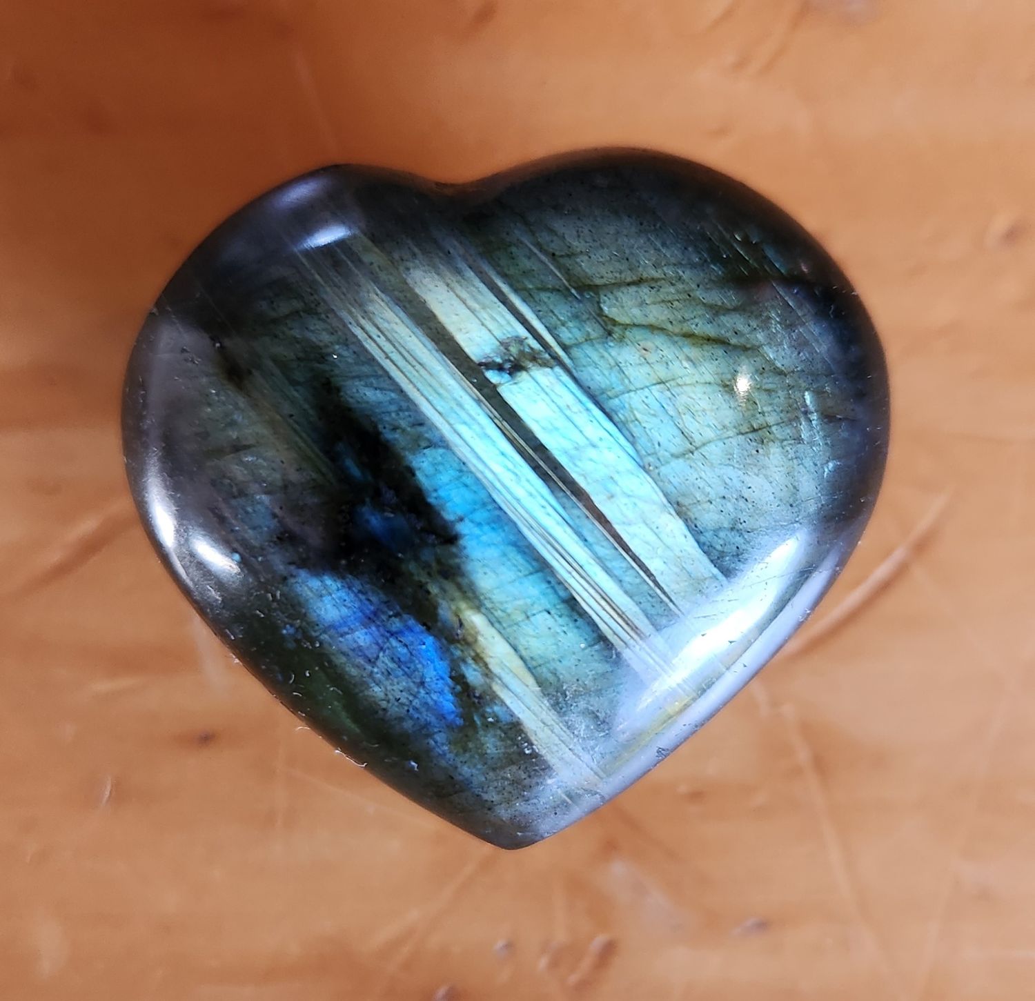 Small Labradorite Hearts