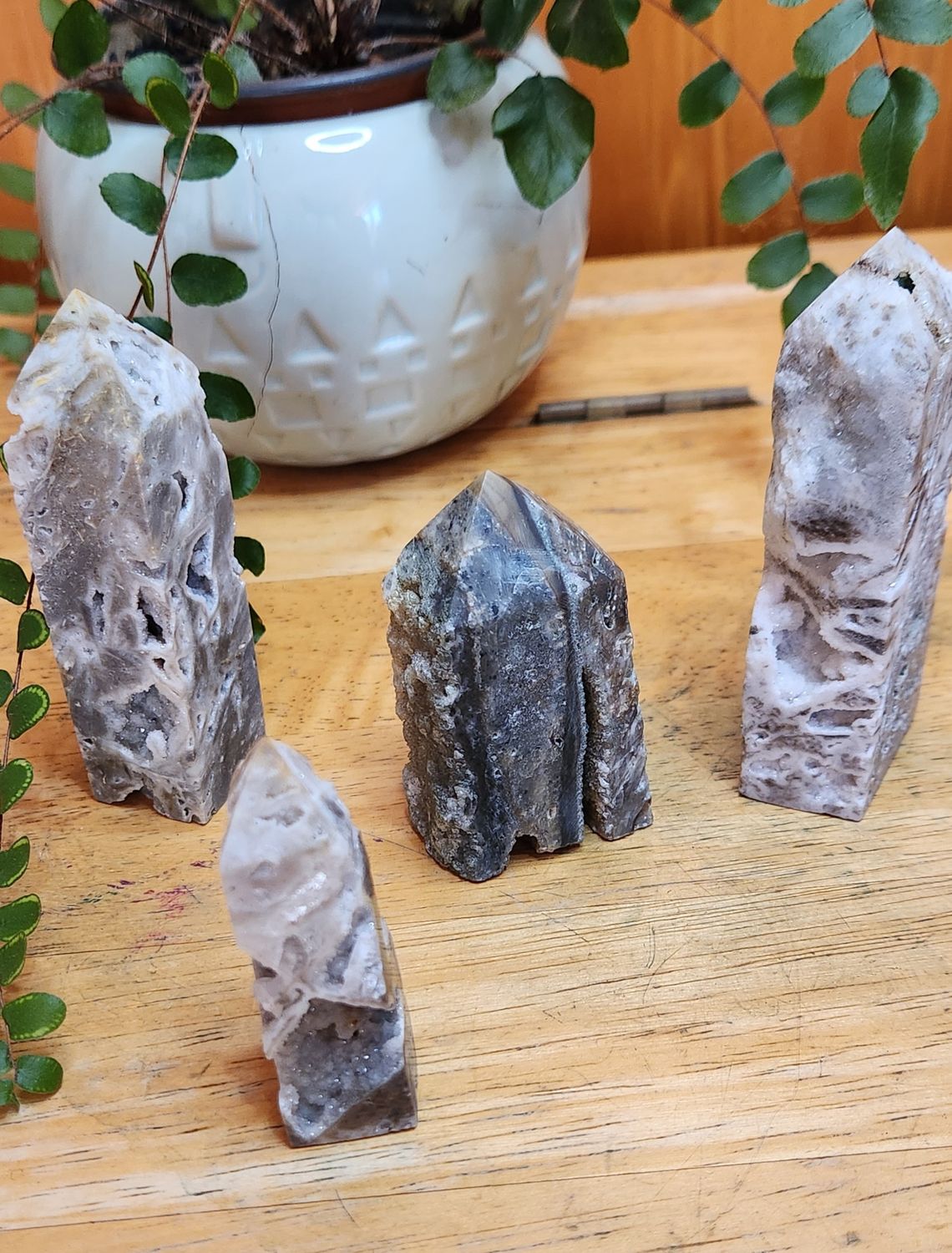 Sphalerite Obelisks