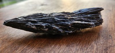 Black Kyanite Fan