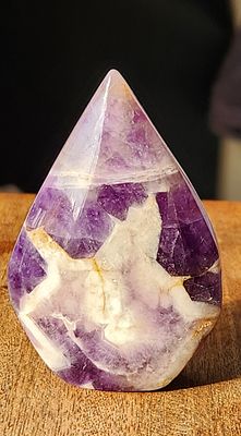 Dream Chevron Amethyst Tear drop Free Form