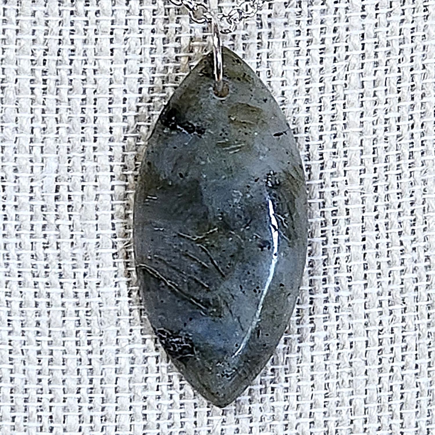 Labradorite Marquise Pendants