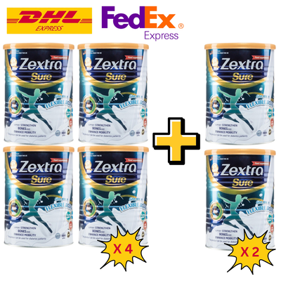 6 Cans Zextra Sure Milk Powder (Free Shipping)