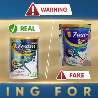Beware of Counterfeits! A Guide to Authentic Zextra Sure Milk Packaging