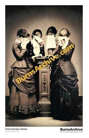 Poster - Four Women Crying
