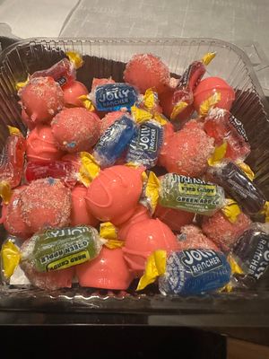jolly rancher dusted grapes