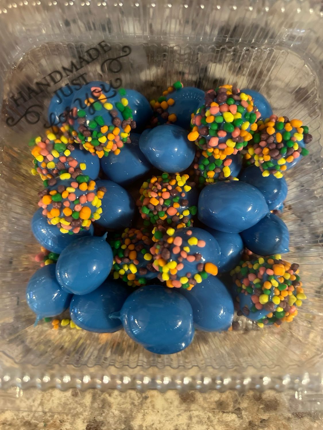 Blue raspberry with assorted nerds