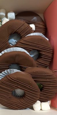 Chocolate Covered Pineapple Rings