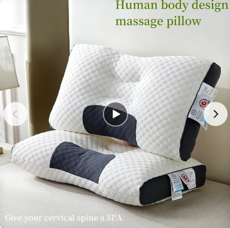 Human body design massage pillow