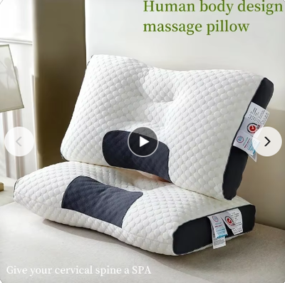 Human body design massage pillow