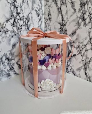 Zylinder Cake-Box/ Tortenbox