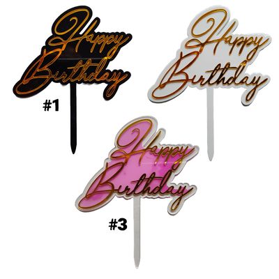 Torten-Topper "Happy Birthday"