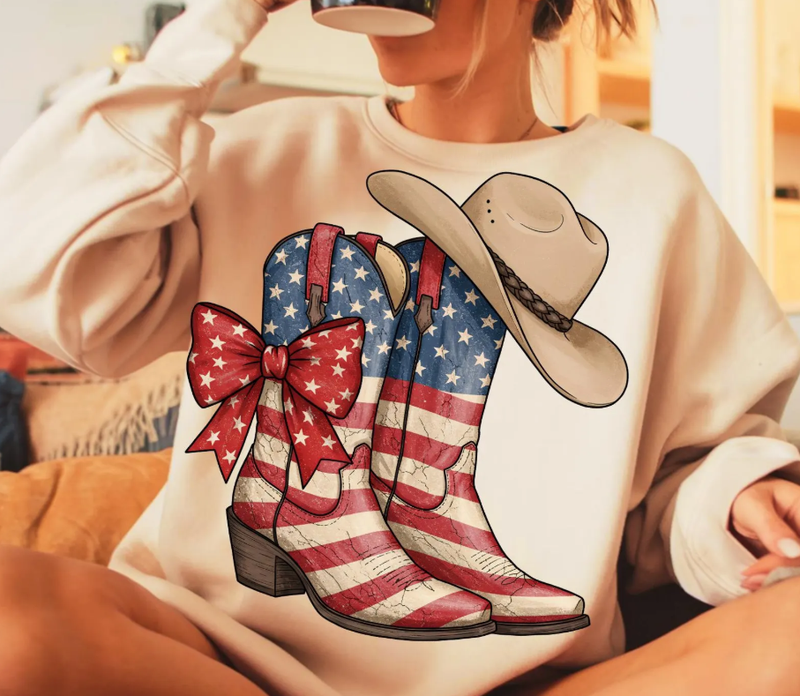 Cowgirl Boots and Hat