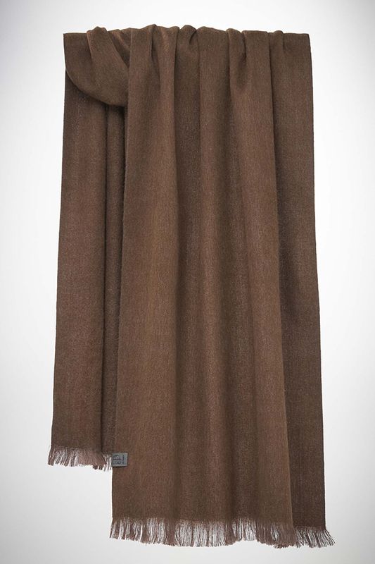 Sjaal Brushed Solid - Praline