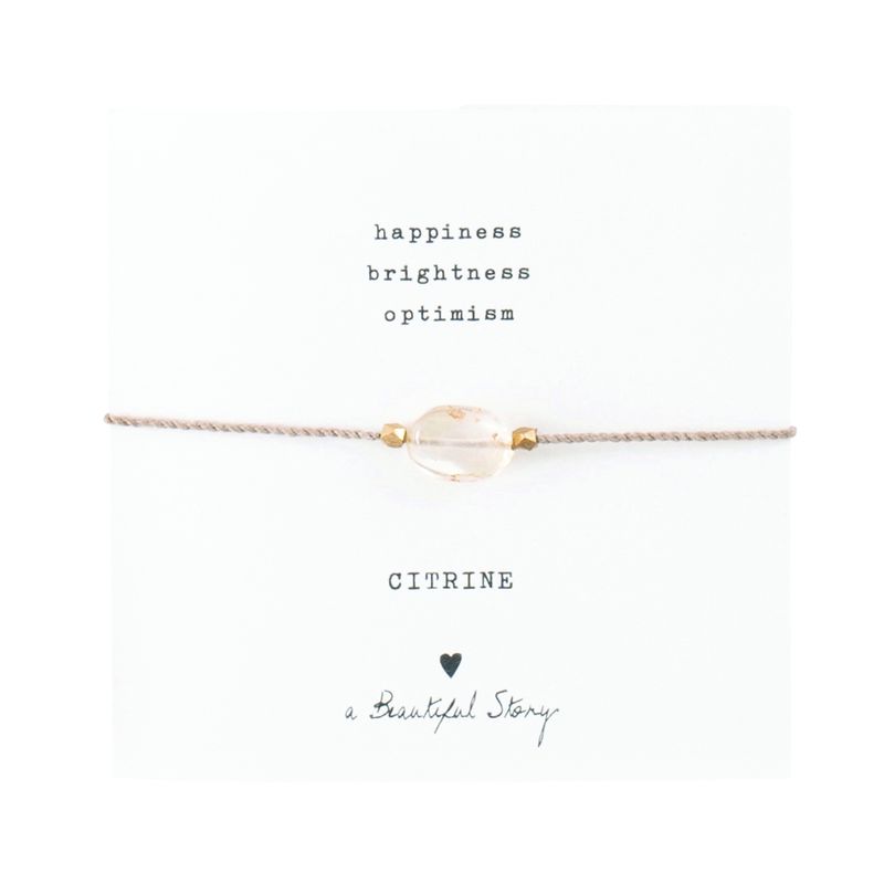 Gemstone Card Citrine