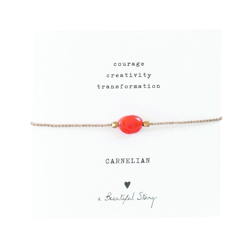 Gemstone Card Carnelian