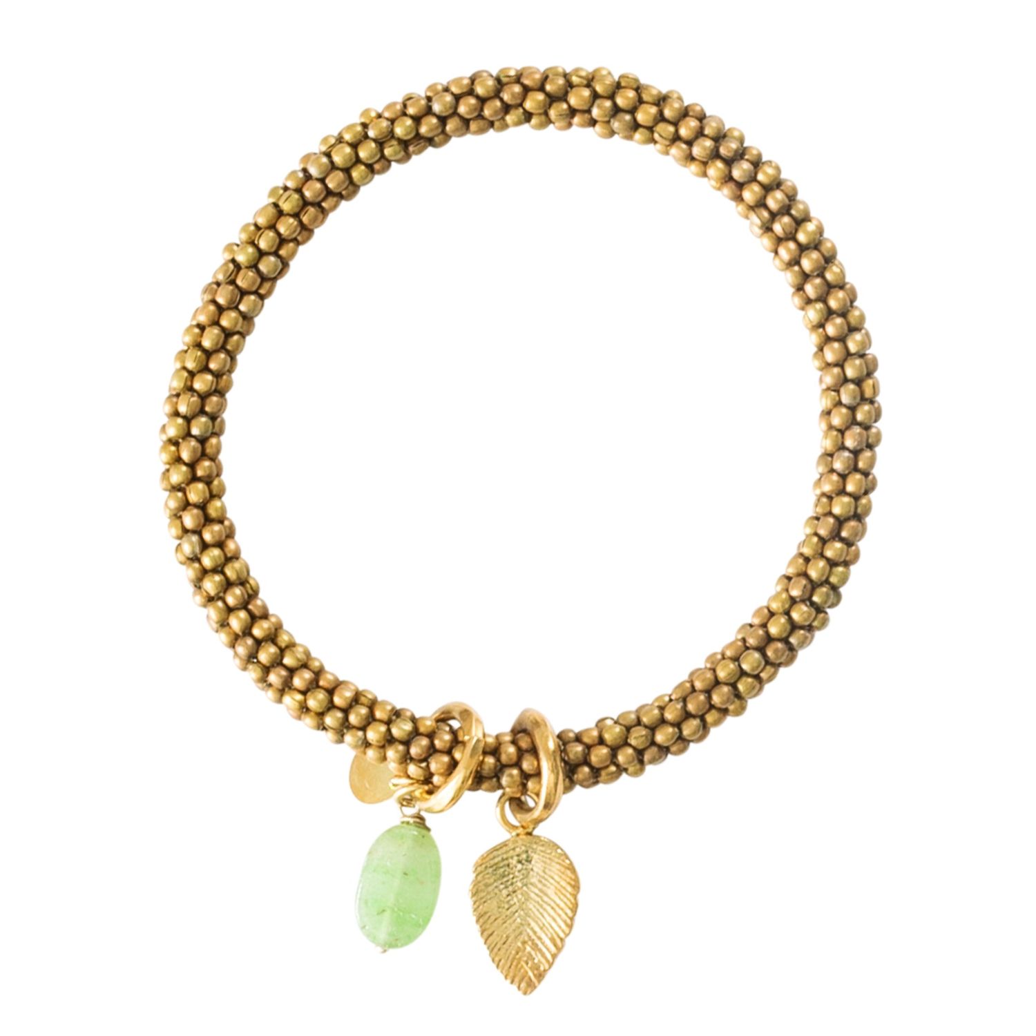 Jacky Aventurine Leaf