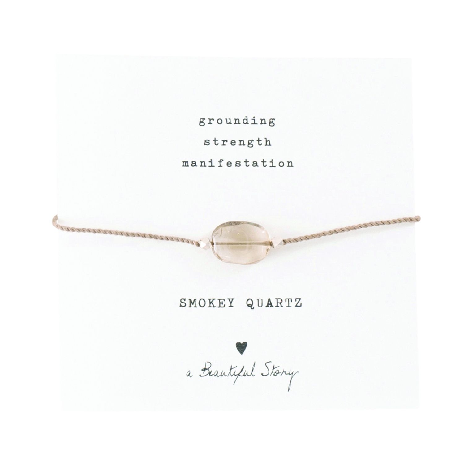 Gemstone Card Smokey Quartz