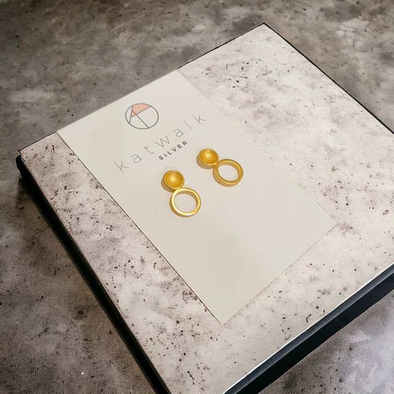 Oorbellen Verguld Zilver | Eight
