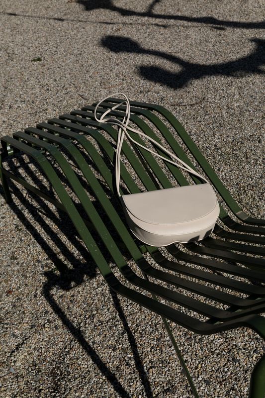 Soma Half Moon Schoudertas/Crossbody - Grain Milk