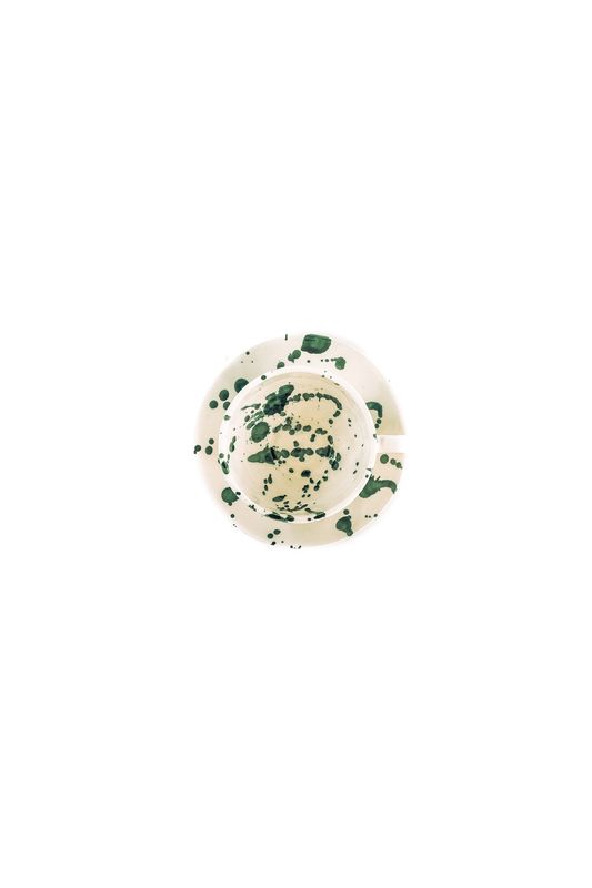 Set koffietas &amp; bordje Cosy Cappucino | Green Spotted