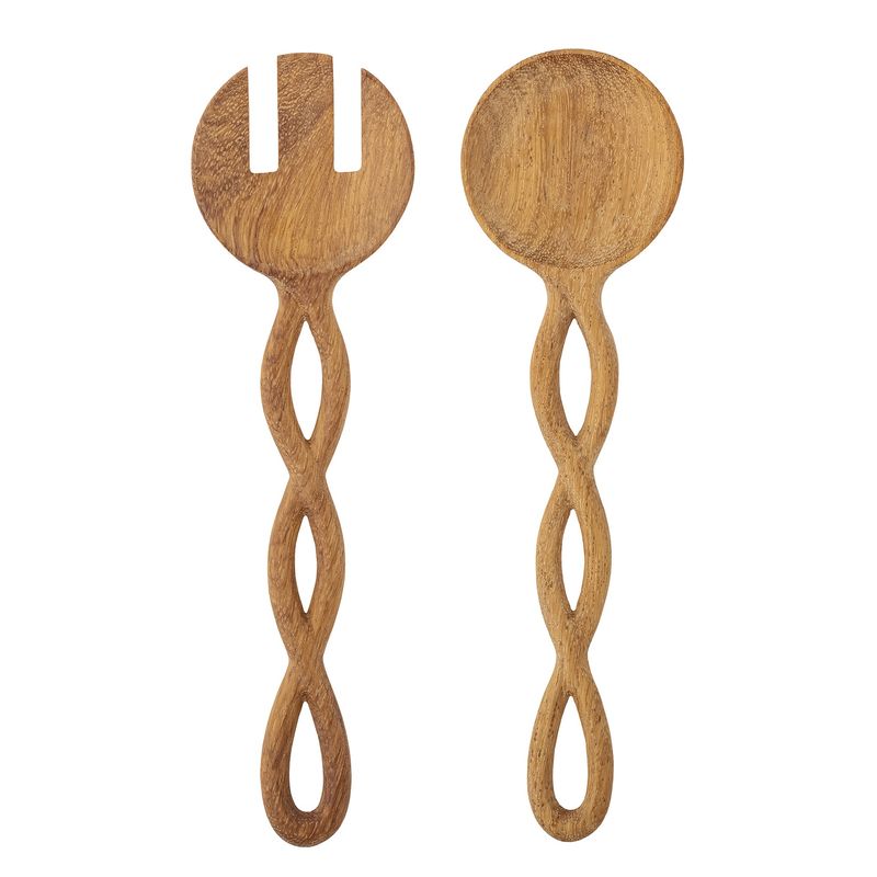 Saladebestek Doussie Wood