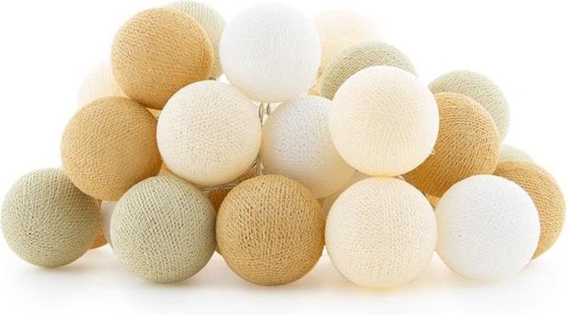 Cotton Ball Lights - 20 LEDS - Creamy