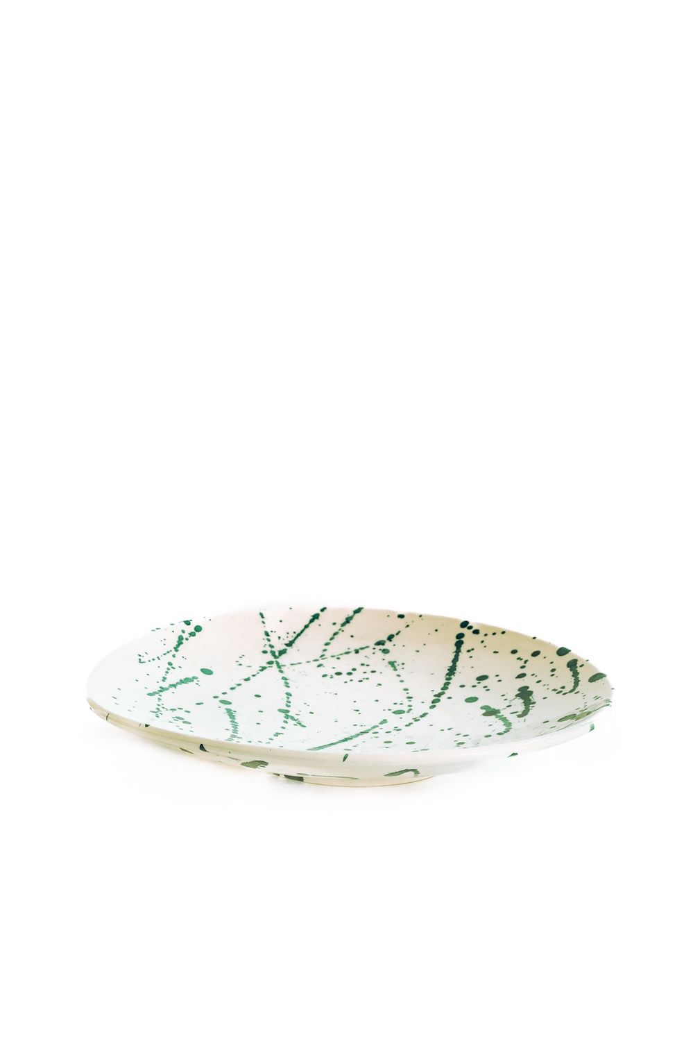 Schaal Fruit Feast Dark Green Blob