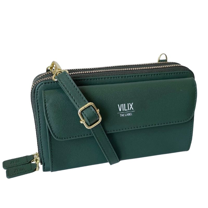Olivia Crossbody Tas | Donkergroen