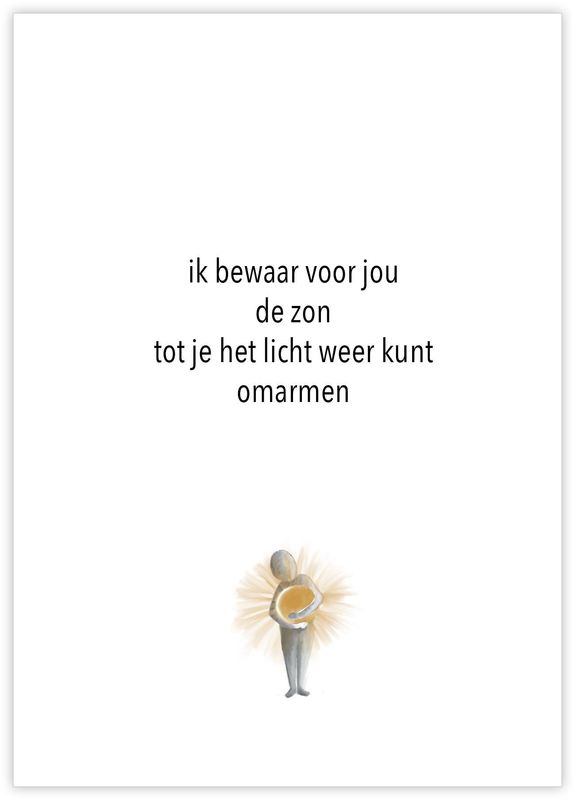 Wenskaart | Ik bewaar voor jou de zon