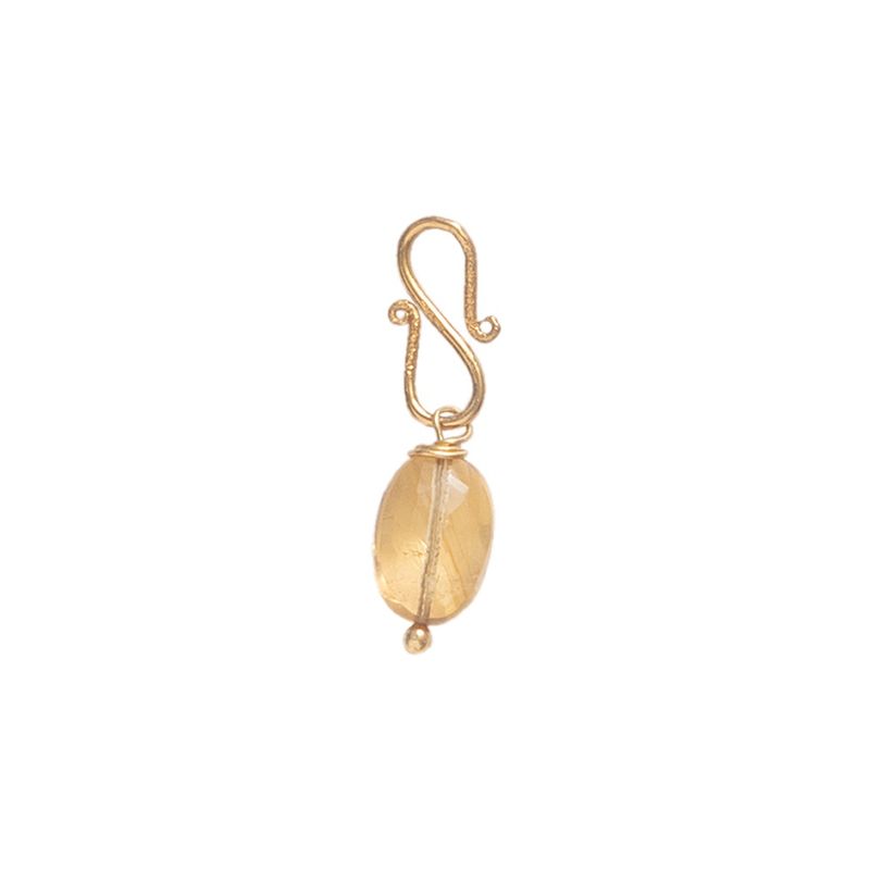 Hanger Faceted Citrine