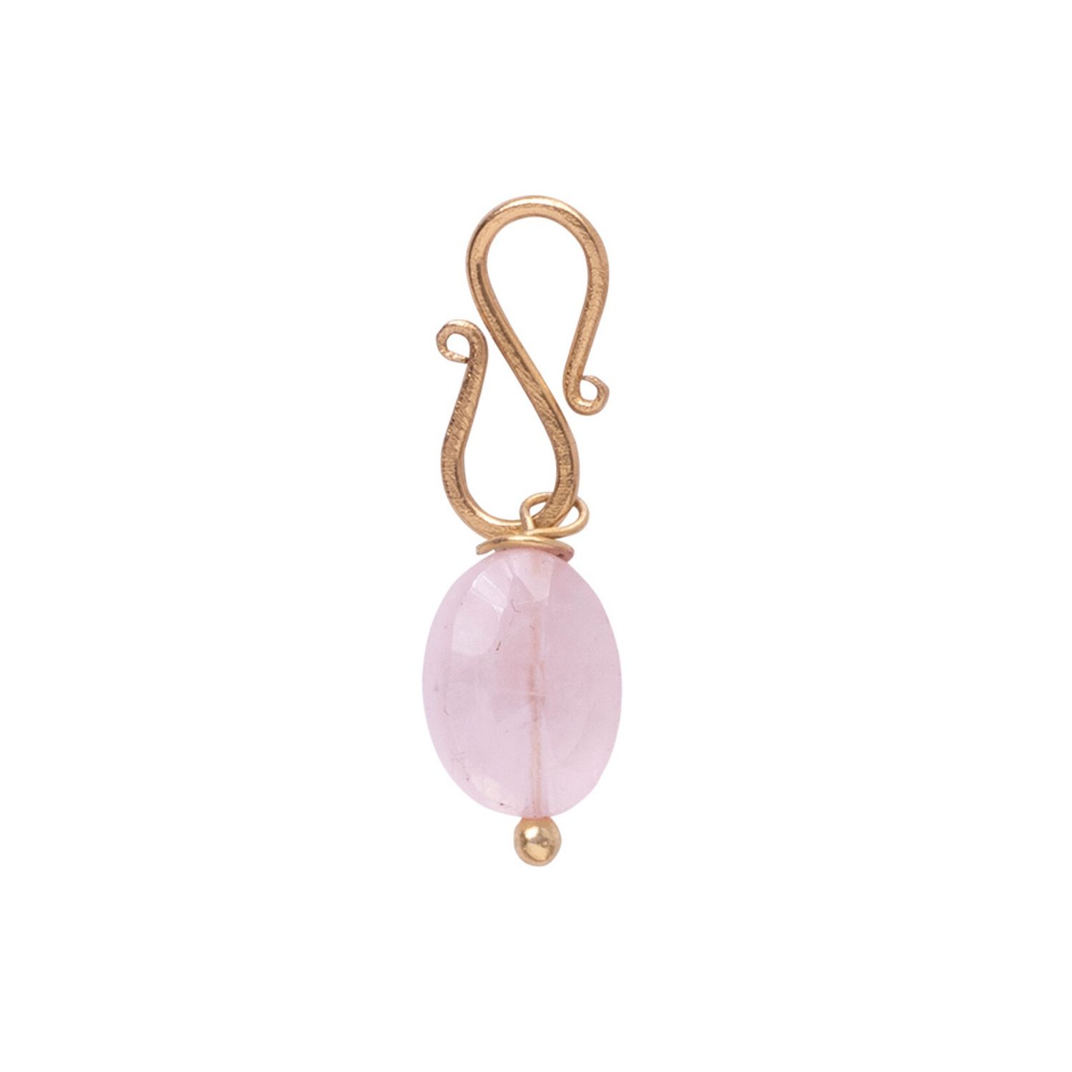 Hanger Faceted Rose Quartz