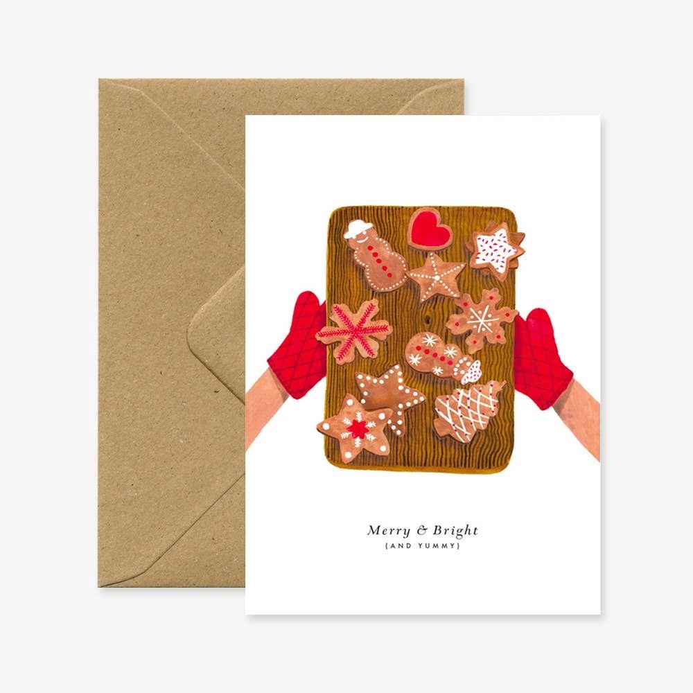 Wenskaart Merry&amp;Bright&amp;Yummy