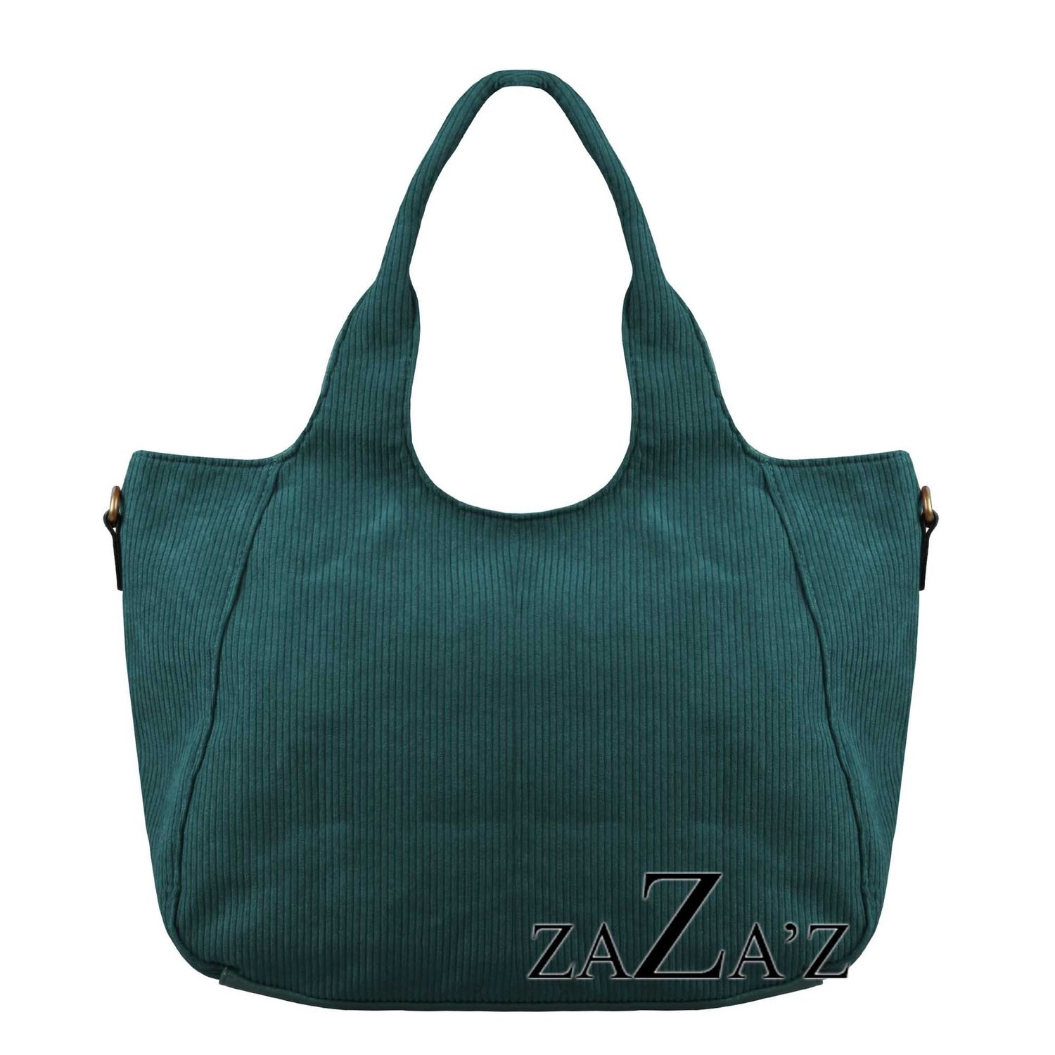 Schoudertas | Shopper Corduroy Petrol