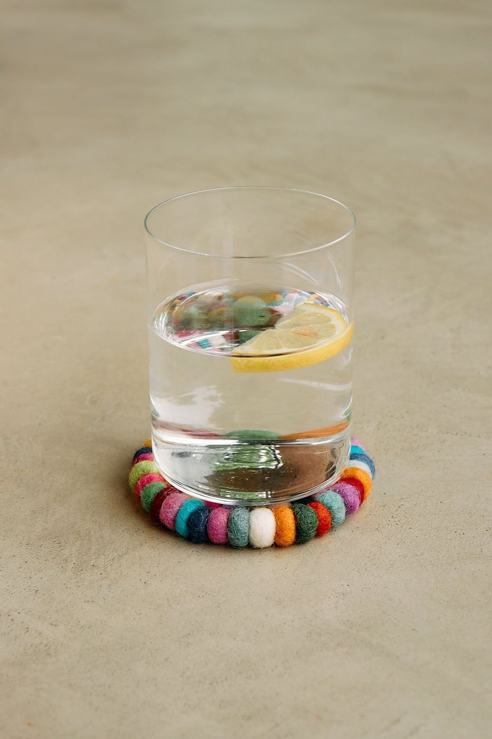 Onderzetter Vilt 10cm | Multicolor