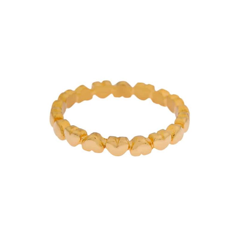 Mini hearts Ring Gold