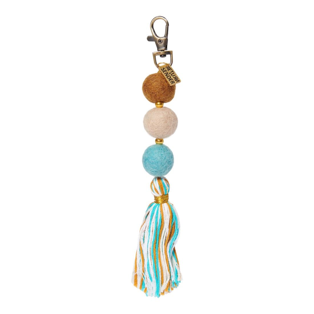 Sleutelhanger Balls | Blue | Brown