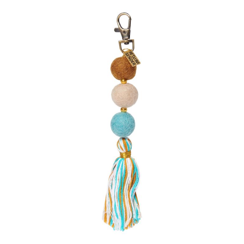 Sleutelhanger Balls | Blue | Brown
