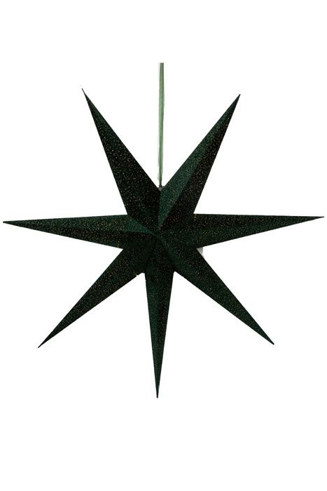 Hanging Star XXL Velvet Forest/Gold