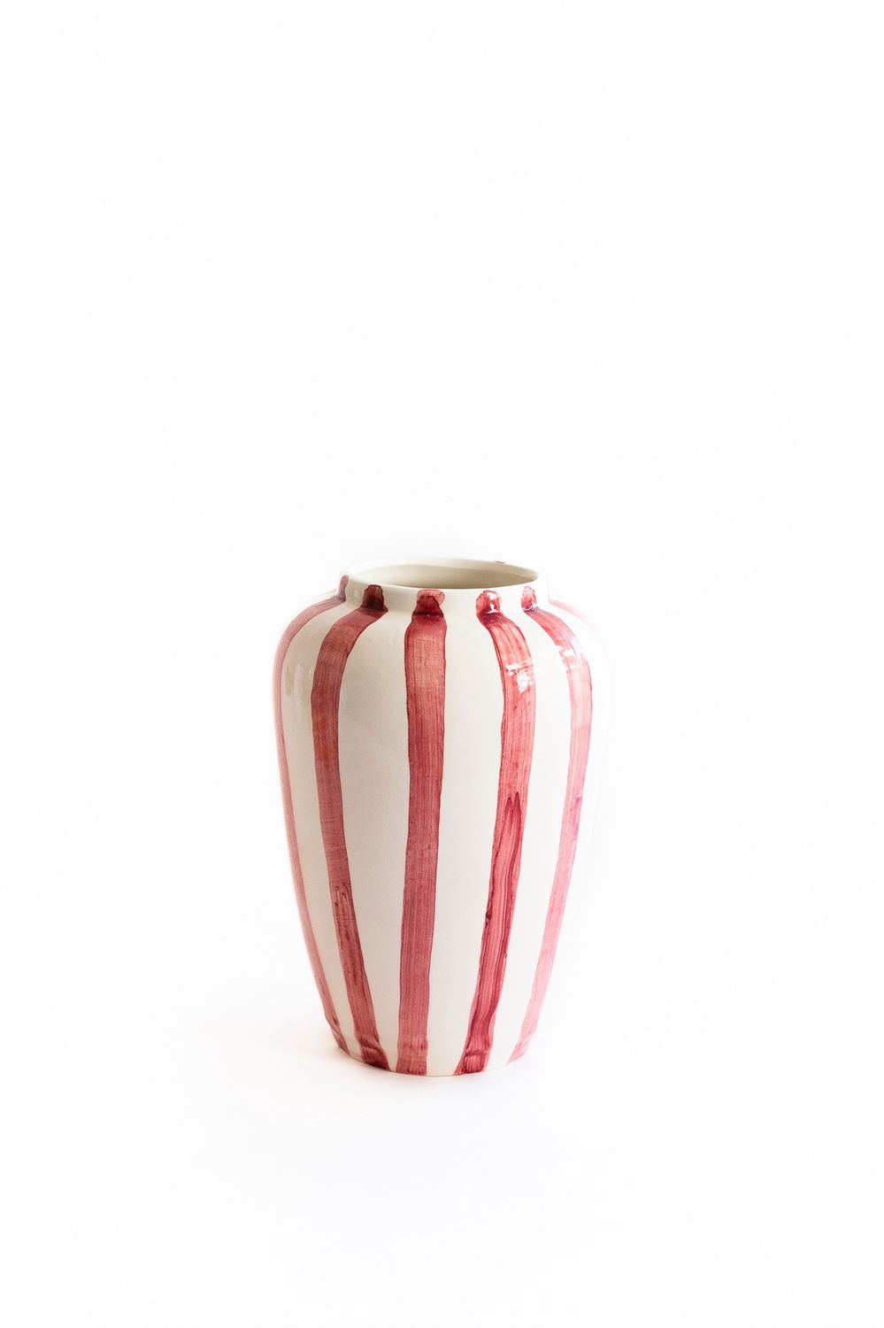 Vaas Funky Flower XL | Pink Stripes
