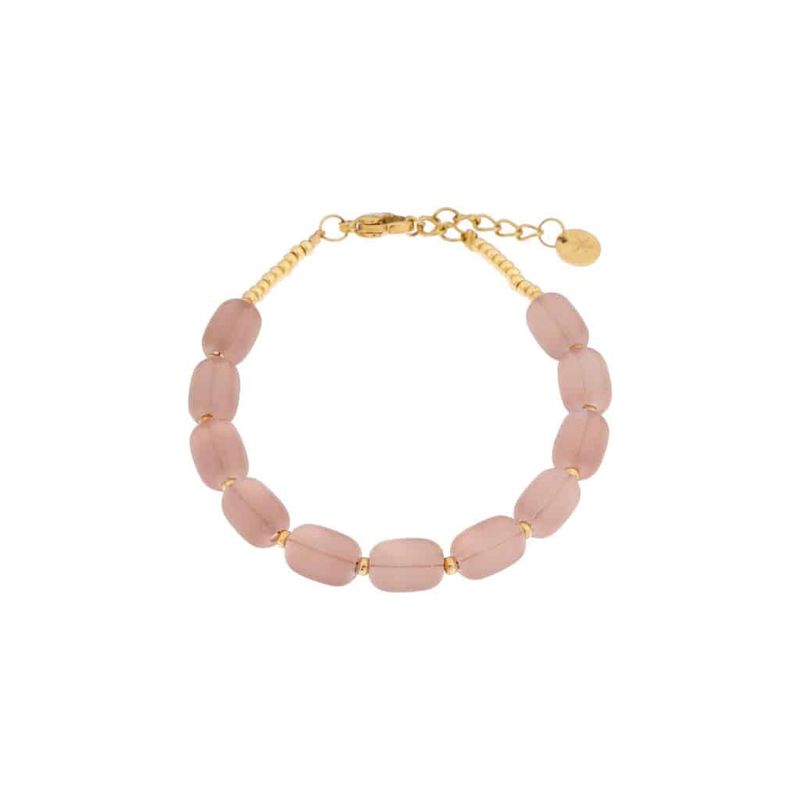 Mushroom Beads Bracelet Gold